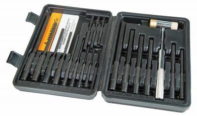 Wheeler Master Roll Pin Punch Set