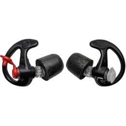 SureFire Comply Foam Tipped Filtered Earplugs Lg 25 Pair Blk